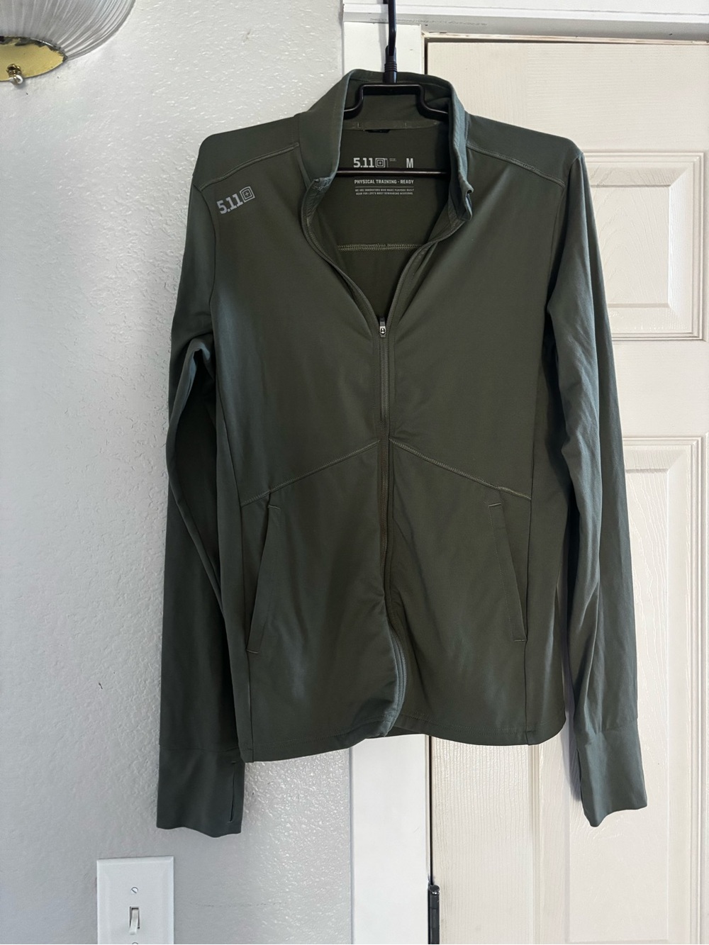 5.11 Tactical PT-R Physical Training Ready Full Zip Jacket Green 66028-831 Med